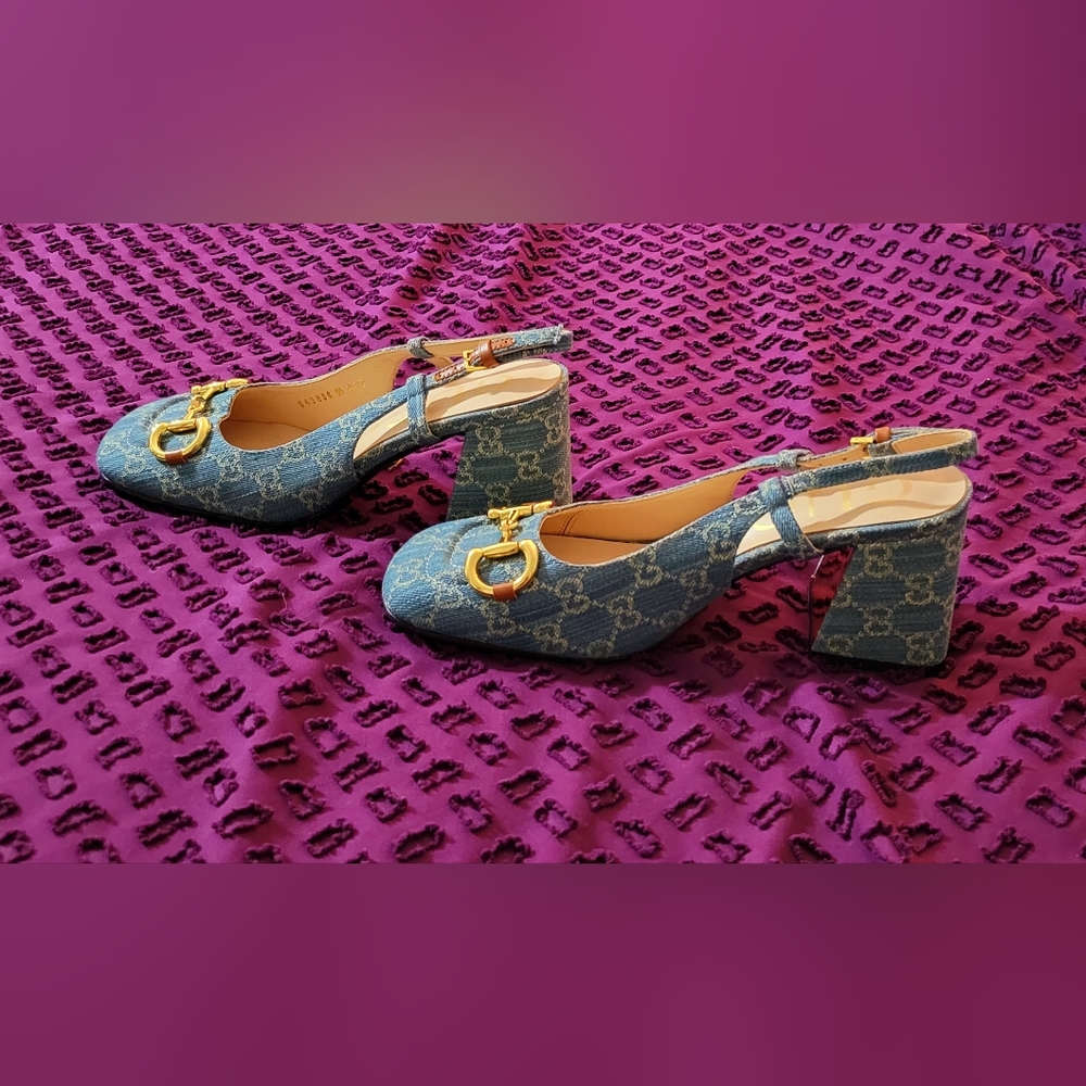 Gucci jean heels